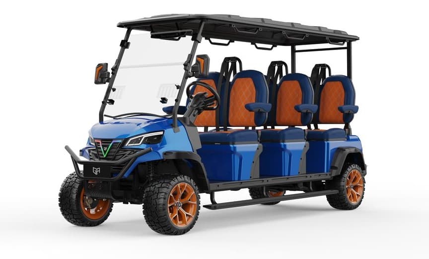 6-Seater Premium Lifted Golf Cart (4+2)