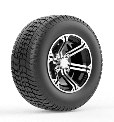 Standard wheels & tires — 10" alloy · road tires