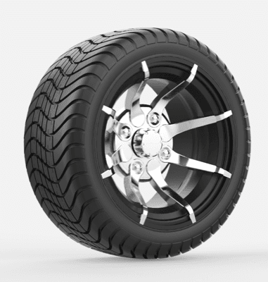 Standard wheels & tires — 12" alloy · road tires