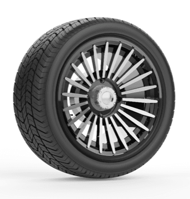 Standard wheels & tires — 14" alloy · road tires