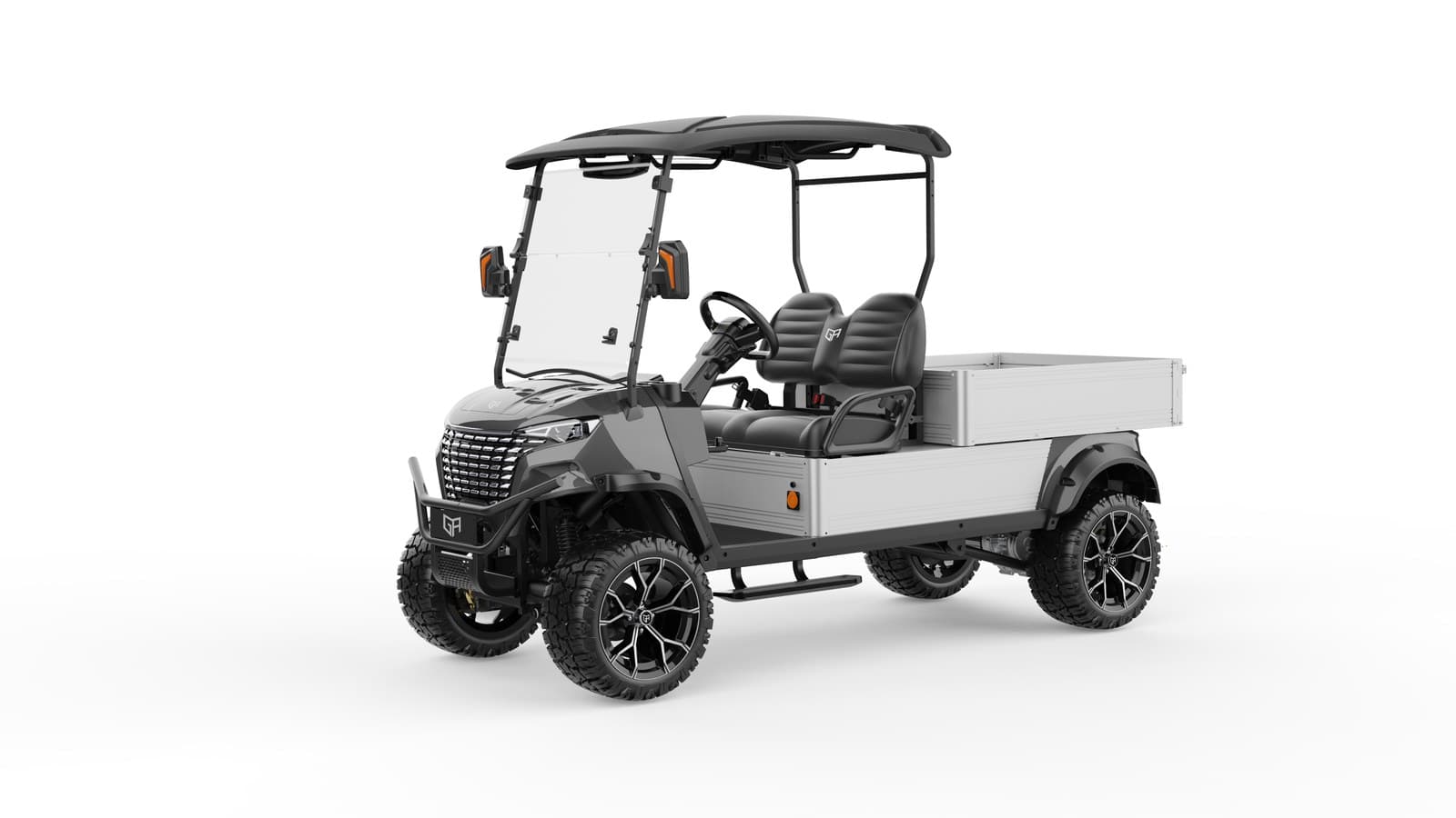 4x4 Electric Utility Vehicle with Long Dump Bed — 500 lb